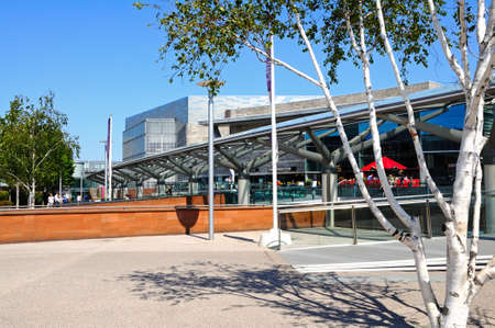 Chavasse Park shopping centre entrance, Liverpool, Merseyside, England, UK, Western Europe.のeditorial素材