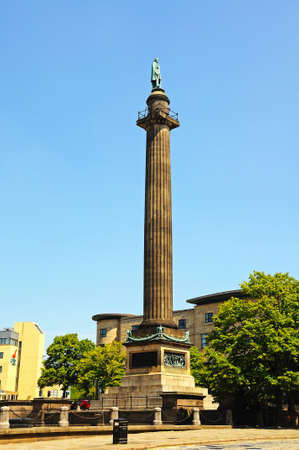 Wellingtons Column along William Brown Street, Liverpool, Merseyside, England, UK, Western Europe.のeditorial素材
