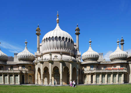 View of the Royal Pavilion, Brighton, West Sussex, England, UK, Western Europe.のeditorial素材