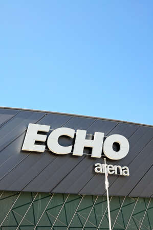 Echo Arena and Convention Centre at Kings Dock, Liverpool, Merseyside, England, UK, Western Europe.のeditorial素材