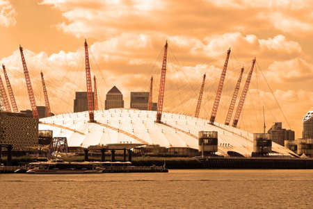 The Millennium Dome O2 Arena, London, England, UK, Western Europe.のeditorial素材
