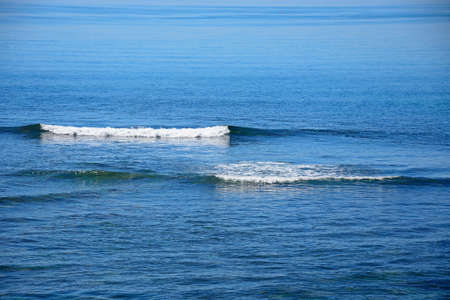 Breaking waves nature background.