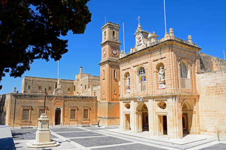 View of Kapucini Monastery at Kalkara, Vittoriosa (Birgu), Malta, Europe.のeditorial素材