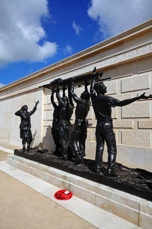 ALREWAS, UK - MAY 21, 2014 - The inner circle of the Armed Forces Memorial, National Memorial Arboretum, Alrewas, Staffordshire, UK, May 21, 2014.のeditorial素材