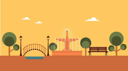 park vectorのイラスト素材