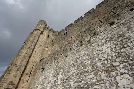 Castle of Carcassonne in Aude,Languedoc region of Franceのeditorial素材