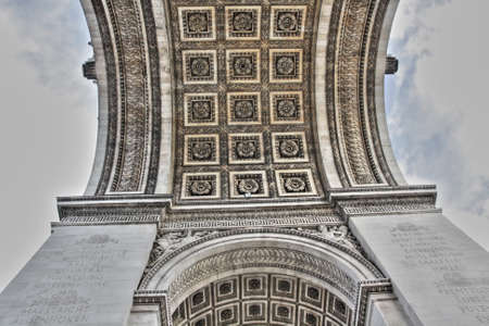 Triumphal Arch in Paris, Franceのeditorial素材