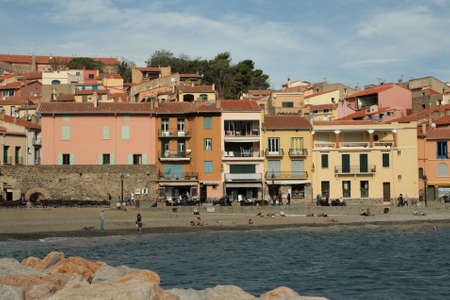Collioure in Languedoc, Franceのeditorial素材