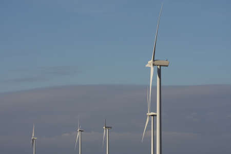 Wind farm in Aisne, Picardie Region of France