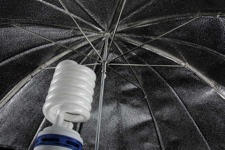 Studio lamp and reflector for photography
