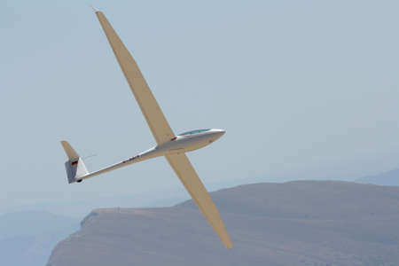 Glider in Alps, Franceのeditorial素材