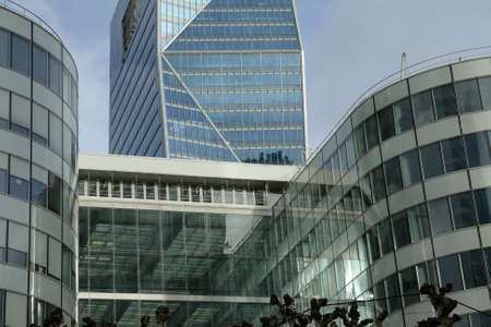 Skyscrapers in La Defense, Parisの写真素材