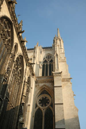 Cathedral Notre Dame in Amiens, Picardie in north of Franceのeditorial素材