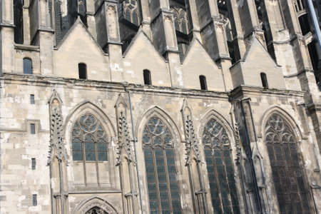 Basilica Saint Quentin in Aisne, Picardie in north of Franceのeditorial素材