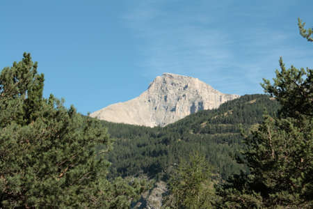 Peak of Bure in Alps, Devoluy, Provence region of France