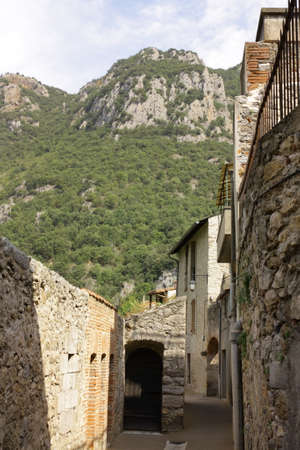 Fortified city of Villefranche de Conflent in Pyrenees Orientales, France