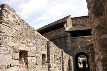 Fortified city of Villefranche de Conflent in Pyrenees Orientales, France