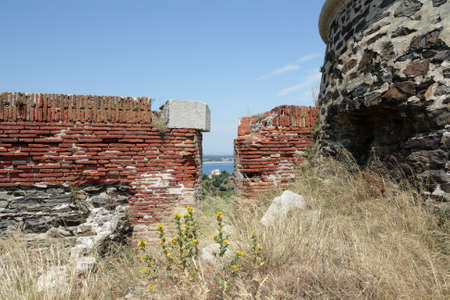 Tower of the star or Tour de l'Etoile in Pyrenees orientales, Franceの写真素材