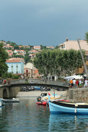 Collioure in Pyrenees orientales, Franceのeditorial素材