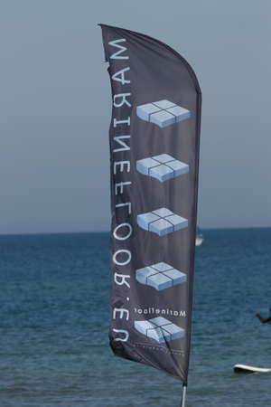 Mondial du vent or World Wind in Leucate, Sliding sports competition in Occitanie, south of Franceのeditorial素材