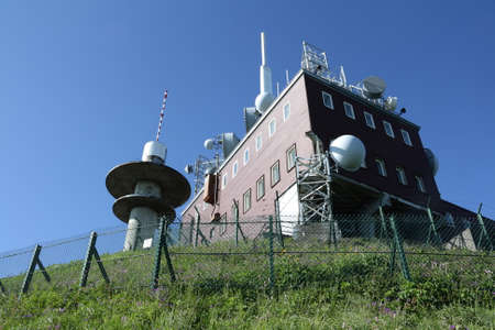 Telecommunication station in Franceの写真素材