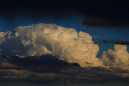 Cumulus cloudsの写真素材