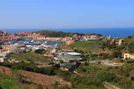 Seaside town of Port Vendre in eastern pyrenean, Roussillon in the south of France