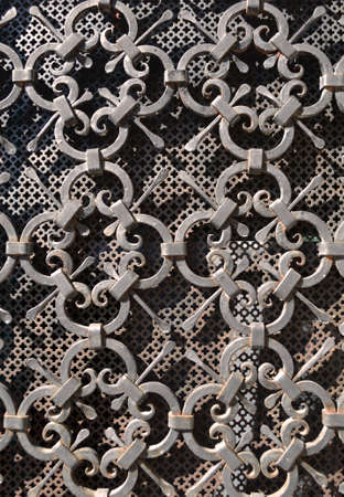 Vintage metal ornamentの写真素材