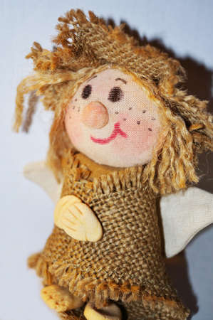 Doll angel made of a fabricの写真素材