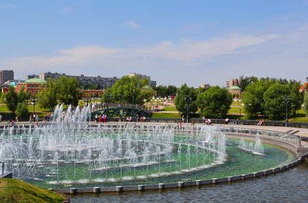 Tsaritsino Park in Moscow, Russiaの写真素材