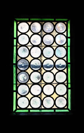 Small stained-glass windowの写真素材