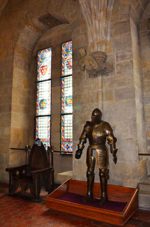 Interior of medieval castleのeditorial素材