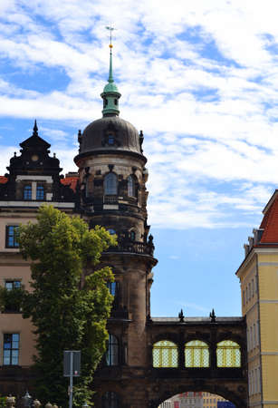 Detail of Castle in Dresdenのeditorial素材