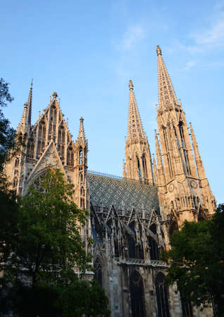 Gothic cathedral, Vienna, Austriaの写真素材