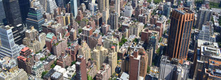 New York City bird eye viewの写真素材