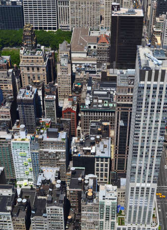 New York City bird eye viewの写真素材