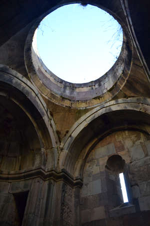 Inside ancient monastery, Armeniaのeditorial素材