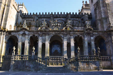 Porto Cathedral in Porto, Portugalの写真素材
