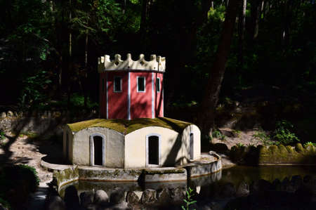 Park of the Pena National Palace, Sintraのeditorial素材