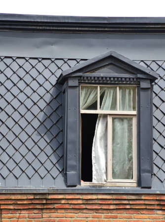 Old window on a roof