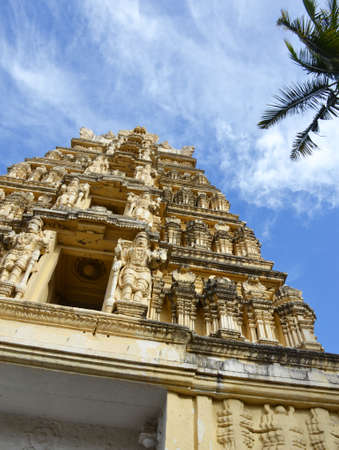 The temple of Mysore palace in Indiaのeditorial素材