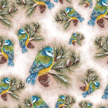 Winter patternの写真素材