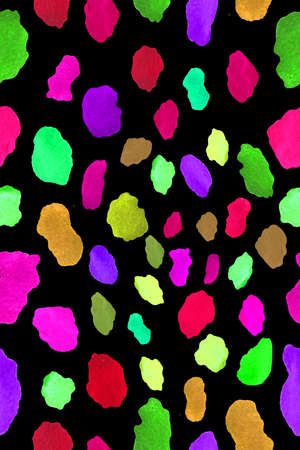 Watercolor Spots Pattern Abstract Backgroundの写真素材