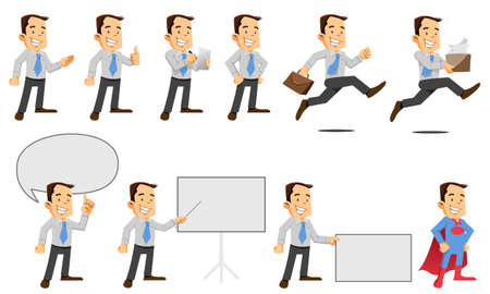 Businessman Character setのイラスト素材