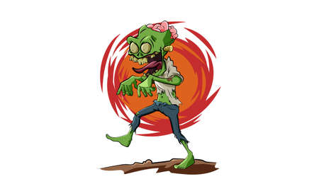 Walking Zombieのイラスト素材