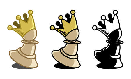 Pawn Kingのイラスト素材