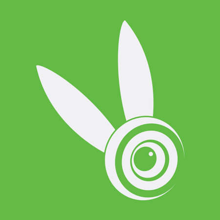 Cams Rabbit Templateのイラスト素材