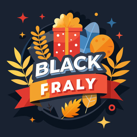 Black Friday Sale Event Templateのイラスト素材