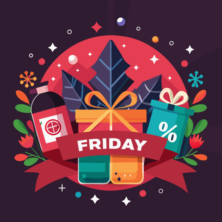 Black Friday Sale Event Templateのイラスト素材