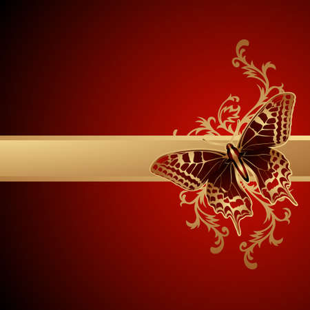 Butterfly backgroundのイラスト素材